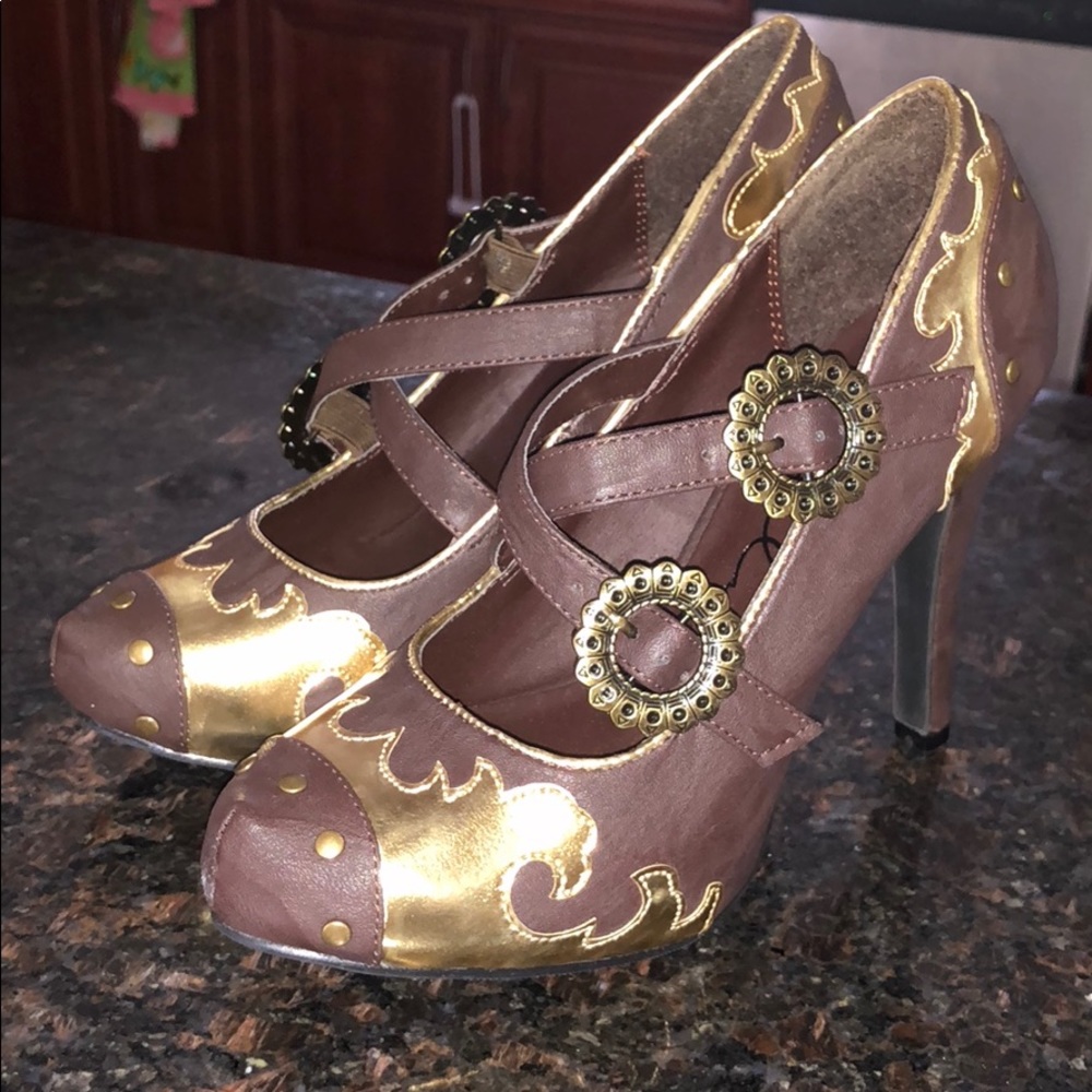 Steampunk inspired heels